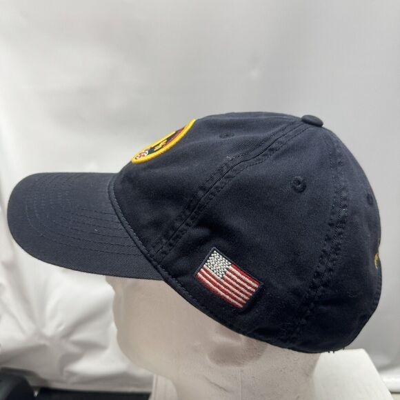 USA Armed Forces Less Than 1% Hat The Few & Brave Military Veteran Cap Adj. Blue - Picture 4 of 7